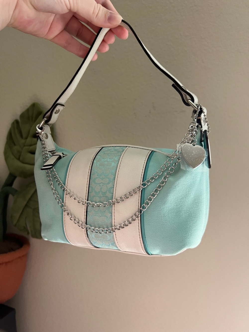 Coach Mini Blue Bag / Pouch